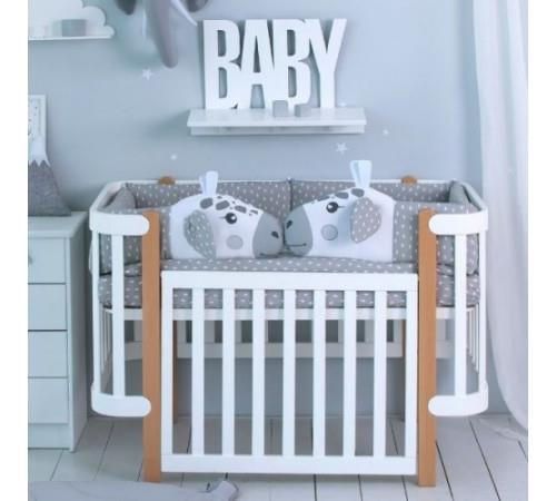 купить Детское постельное белье Veres 216.28 love is, grey (6ед.) в Кишинёве 