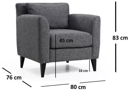 cumpără Fotoliu Trendy Nordic 76x83x80cm în Chișinău 