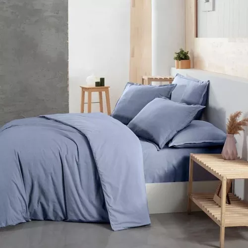 cumpără Lenjerie de pat Askona Постельное белье Comfy and Cosy Синий 200x220 în Chișinău 