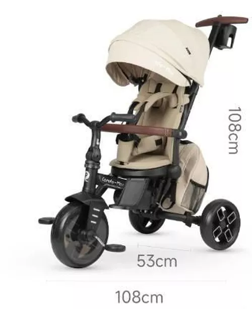 cumpără Bicicletă-cărucior Qplay Comfo Max Beige în Chișinău 