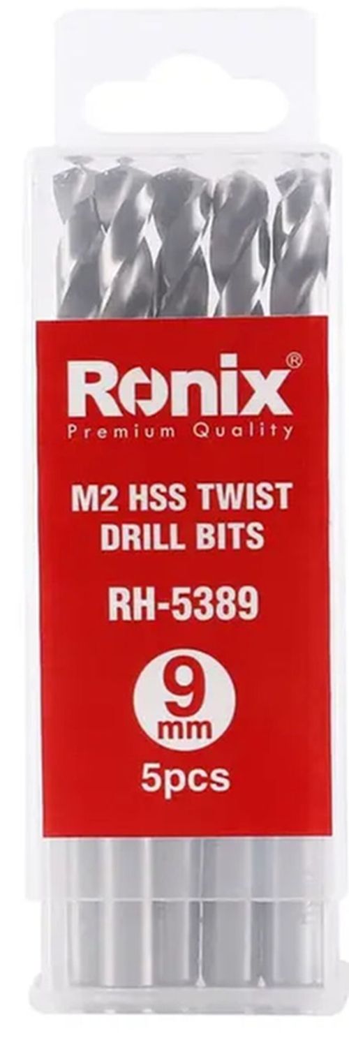 купить Сверло Ronix RH-5389 Set burghiu 9mm-M2 (5buc) в Кишинёве 