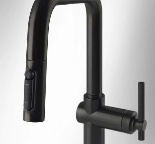 cumpără Bateria bucătărie Gessi 60852-299 Habito Matte Black în Chișinău 