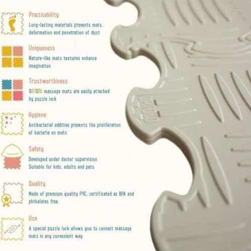 cumpără Covoraș de joacă Ortoto OTO-S-SPS Ortopedic-Puzzle Set Sport-Mat 16 ps în Chișinău 