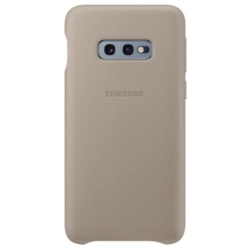 купить Чехол для смартфона Samsung EF-VG970 Leather Cover S10e Gray в Кишинёве 