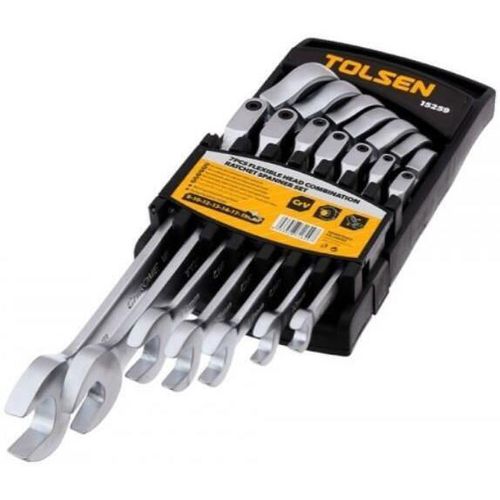 cumpără Set de unelte de mână Tolsen Set de 7 chei combinate flexibile 8-19mm (15259) în Chișinău 