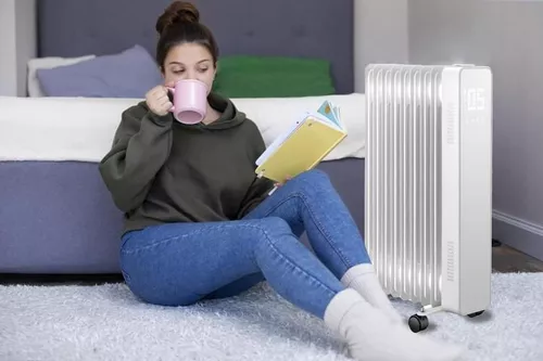 купить Обогреватель масляный Thunder SIMPLE-White – 2500W в Кишинёве 