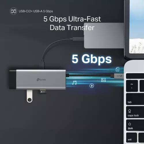 купить USB Hub TP-Link UH7020C USB Type-C 7in1 Hub/Docking в Кишинёве 