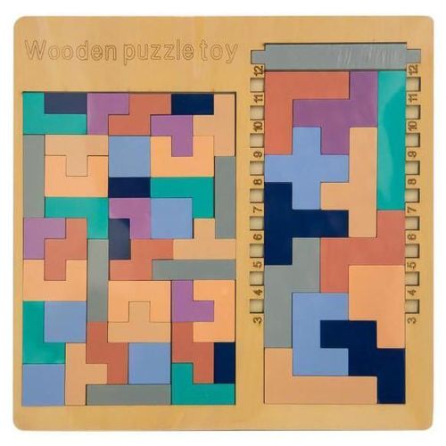 cumpără Puzzle miscellaneous 7693 Tetris din lemn 2in1 128684 în Chișinău 