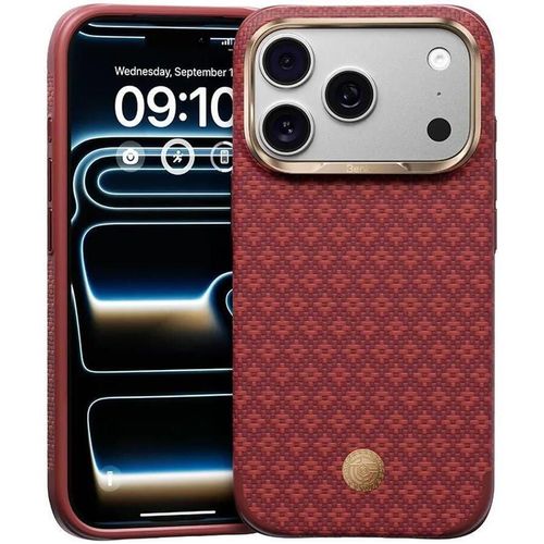 cumpără Husă pentru smartphone Benks ArmorGrid Edge X9 with kevlar iP18 Pro/17 Pro (Sawy Red) în Chișinău 