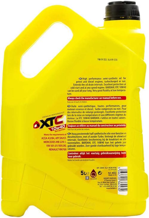 cumpără Ulei Bardahl 10W40 XTC 5л MBVW (36243) în Chișinău 