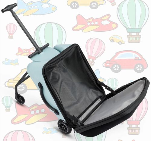 cumpără Valiză Micro ML0046 Troller Ride On Luggage Eazy Frosty Blue Limited Edition în Chișinău 
