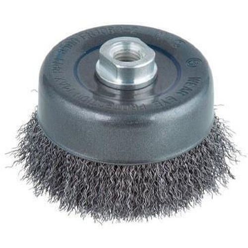 купить Набор головок, бит, насадок Wolfcraft Чашковидная щётка из стальной проволоки 100 мм 2151000 в Кишинёве 