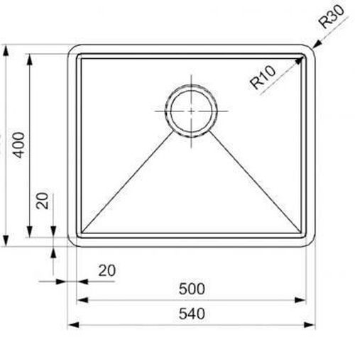cumpără Chiuvetă bucătărie Reginox R26281 Florida 50x40 în Chișinău 