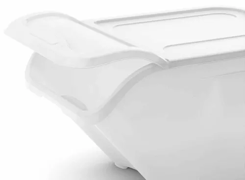 купить Контейнер для хранения пищи KIS 41214 All in Box Контейнер для хранения 40l 54.5x38.5x32cm белый в Кишинёве 