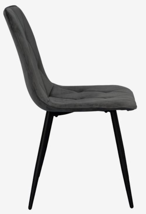 купить Комплект стол и стулья Evelin di Costacurta стол DT 404-6B + 3 стула YTC-080B Dark grey в Кишинёве 