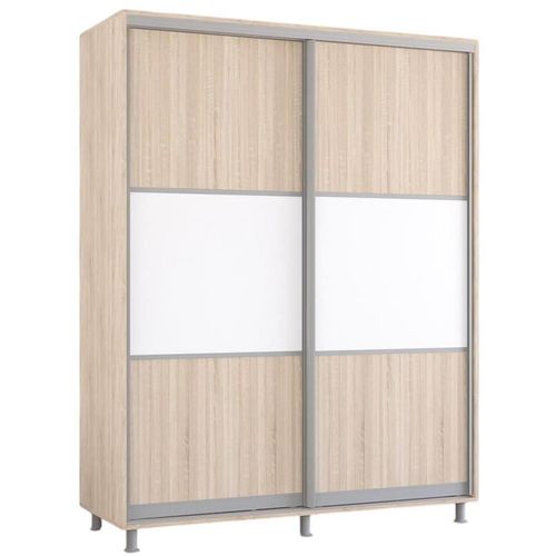 cumpără Dulap Mobildor-Lux Aron-S 1.0m-1.8m uși glisante din PAL orizontal (160x60x200H cm) Sonoma în Chișinău 