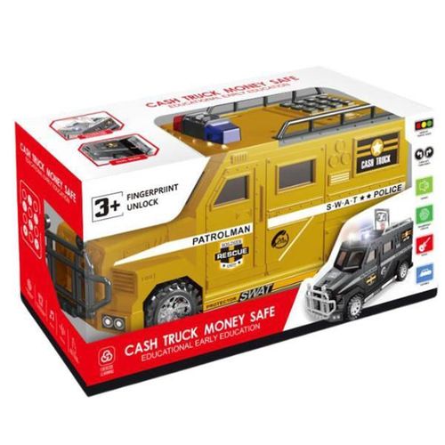 купить Игрушка Essa WF-3010E Pușculiță electronică Mașină-seif, galbenă в Кишинёве 