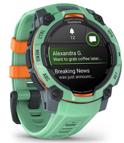 купить Смарт часы Garmin Instinct 3, 45 mm, Amoled, Neotropic with Neotropic Band (010-02936-01) в Кишинёве 