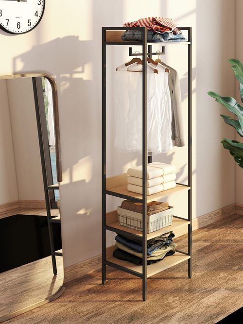 купить Вешалка для одежды Deco Portant Haine Capitol 4 nivele 520x400xH1800 Stejar M37/Black в Кишинёве 