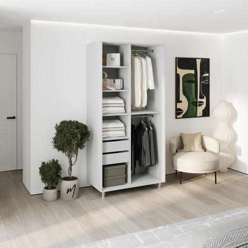 cumpără Dulap my-STYLE C10H2T06BM04-U21, 100x220, серый în Chișinău 