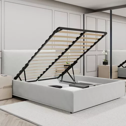 купить Кровать Bayro ZenDesign 1400x2000, подъёмный механизм, ткань кат. II в Кишинёве 