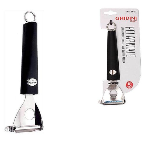 cumpără Decojitor legume si fructe Ghidini 54120 Twist, lama flexibila, inox, 19.5cm în Chișinău 