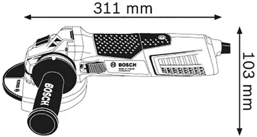 купить Болгарка (УШМ) Bosch GWS 19-125 CIE 060179P002 в Кишинёве 