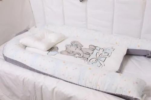 купить Гнездо для новорожденных PernaMea Babynest Premium Elefant Gri (PM.101552/6) в Кишинёве 