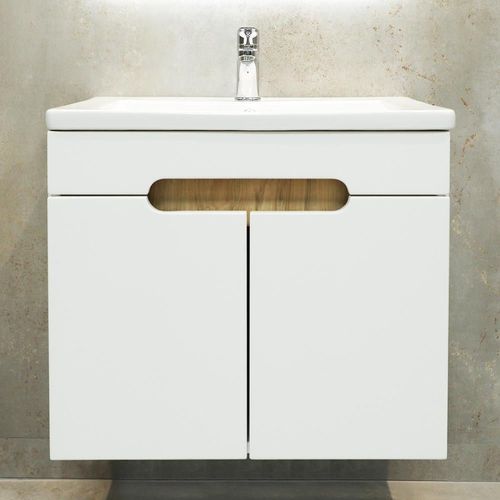 cumpără Dulap pentru lavoar Bayro подвесной Etna Duo под умыв. Argo 600 белый мат în Chișinău 