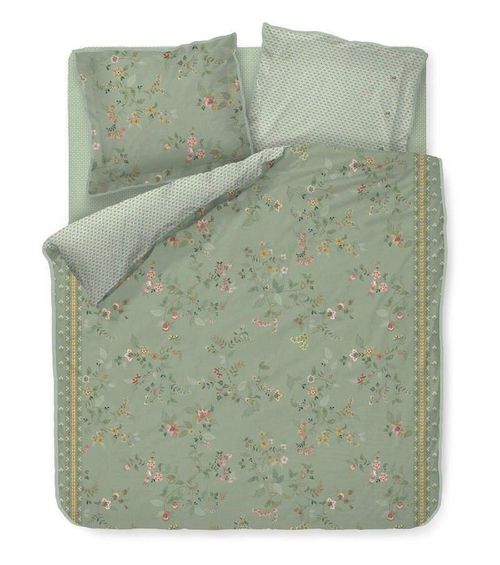 купить Домашний текстиль Pip Studio 329369 Kili Flower Green 200x200/220 в Кишинёве 