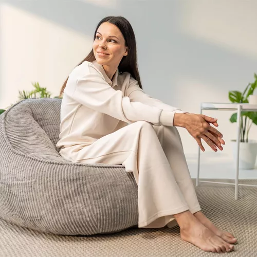 cumpără Fotoliu BeanBag Mark Adler COMFY 4.0 Grey în Chișinău 