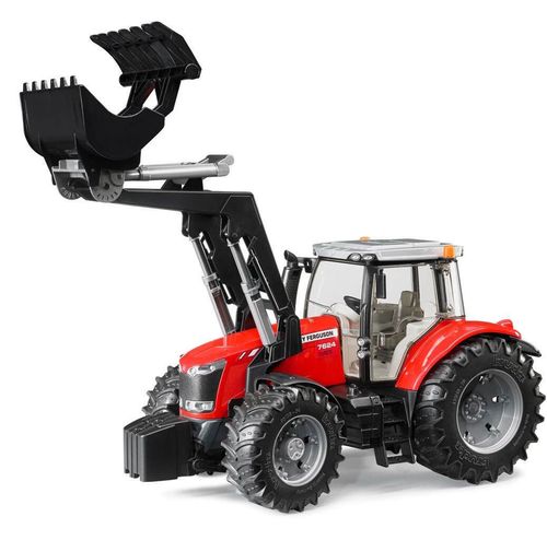 cumpără Mașină Bruder 3047 Tractor Massey Ferguson cu incarcator frontal, 42290 în Chișinău 