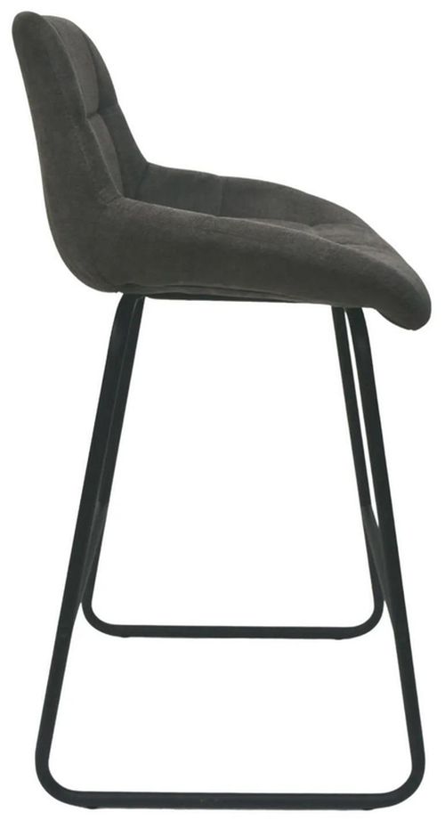 купить Барный стул Deco Nicole CFS Hoker LB SORO-95+Black Leg Grey в Кишинёве 