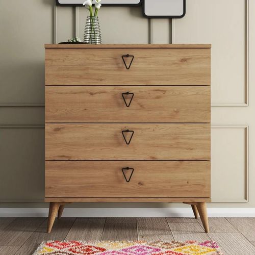 купить Комод Trendy Versa, Stejar, 80x91x45cm (GTR005841) в Кишинёве 