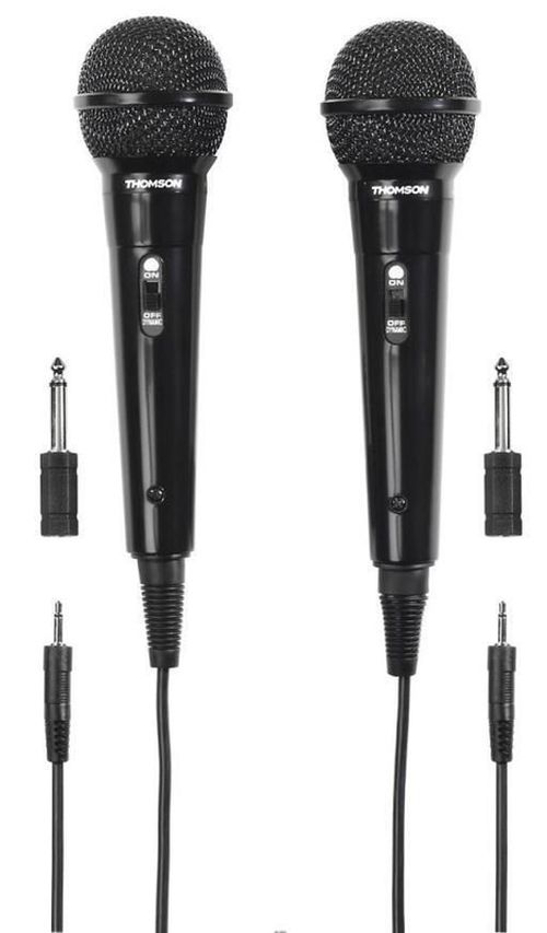 купить Микрофон Hama 31780 M135D Dynamic Microphone Karaoke 2Pack в Кишинёве 