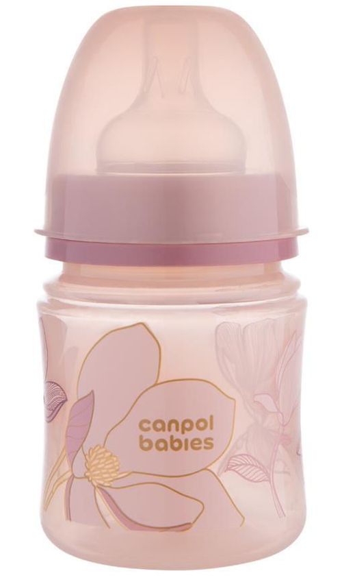 cumpără Cană cu pai Canpol 35/239 Антиколиковая бутылочка EasyStart 120мл Gold în Chișinău 