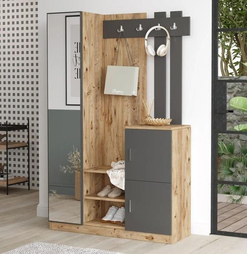 cumpără Mobilă pentru antreu Trendy DD7-AA, 113x179x37cm (GTR001391) în Chișinău 