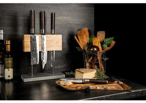 купить Аксессуар для кухни Style de Vie Suport magnetic pt cutite Magnetic Knife Block Oak Stand в Кишинёве 