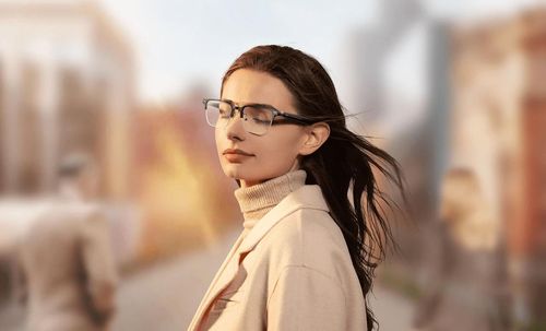 купить Защитные очки Mijia Smart Audio Glasses Browline (Black) в Кишинёве 