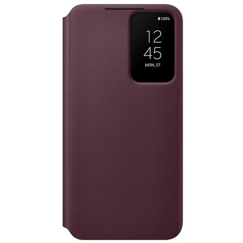 купить Чехол для смартфона Samsung EF-ZS901 Smart Clear View Cover Burgundy в Кишинёве 