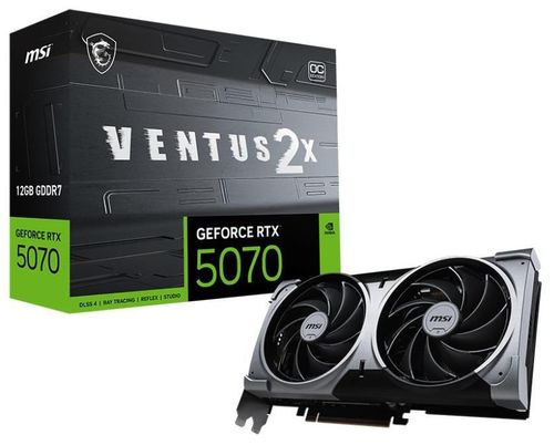 купить Видеокарта MSI GeForce RTX 5070 VENTUS 2X 12G OC/ 12GB GDDR7 в Кишинёве 