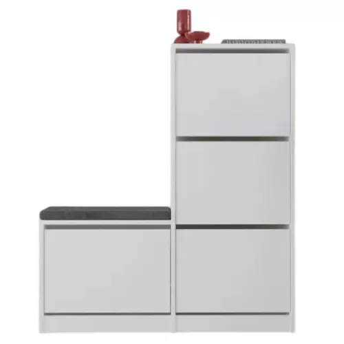 cumpără Raft pentru încălțăminte Trendy Oslo, Alb în Chișinău 