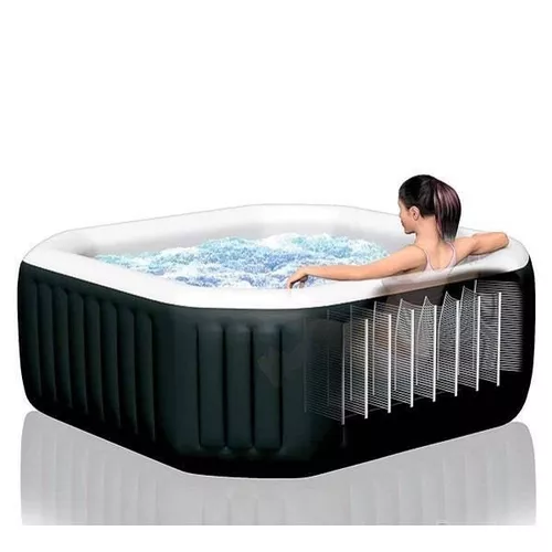 купить Бассейн с джакузи Intex 28458 Jacuzzi SPA gonflabil Jet & Bubble 201x71cm, 795L, 4 persoane в Кишинёве 