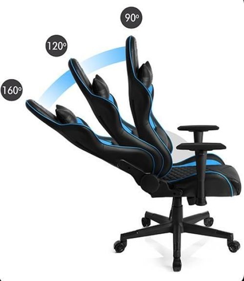 купить Офисное кресло Sense7 Spellcaster Black and Blue в Кишинёве 