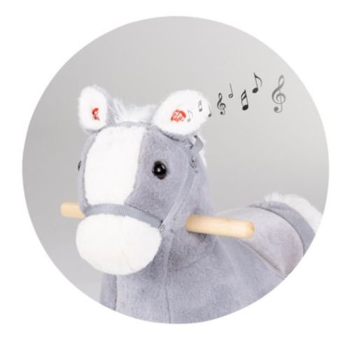 cumpără Leagăn pentru bebeluși Chipolino RHOR02401GREY Лошадка Grey în Chișinău 