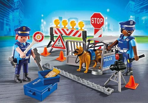 купить Игрушка Playmobil PM6924 Police Roadblock в Кишинёве 