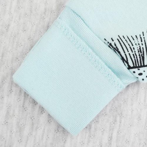 купить Детская одежда Minikin 242200362 Hedgehog Распашонка голубой с рисунком 1-3мес (62см) в Кишинёве 