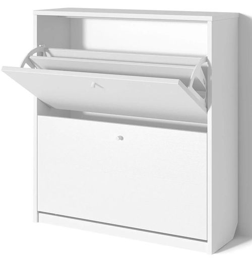 cumpără Raft pentru încălțăminte Fabrik Home Тумба для обуви 2 дверцы / 800 белый ясень în Chișinău 