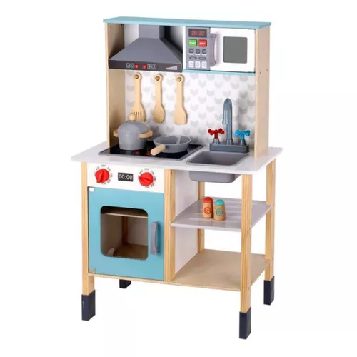 cumpără Bucătărie și veselă de jucărie Tooky Toy TH870 Setul de joacă din lemn Bucătăria, 57328 în Chișinău 