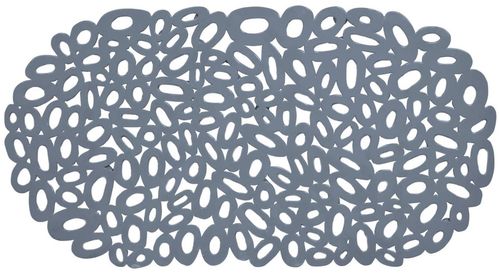 cumpără Covoraș de baie Bisk 08462 antiderapant GRAVA ECO 68/36 albastriu în Chișinău 